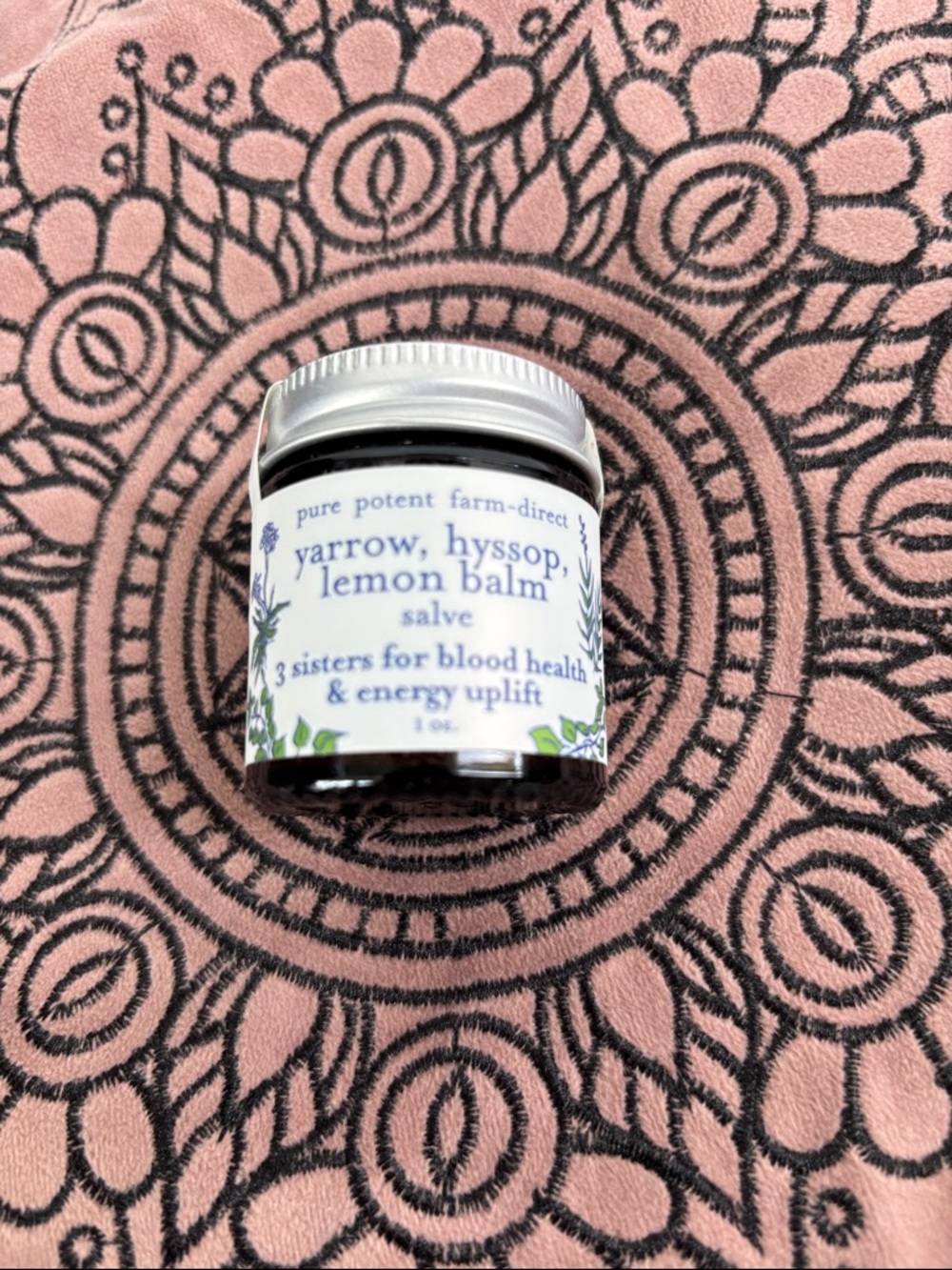 Yarrow Hyssop Lemon Balm Herbal Salve - Natural Herbal Blend